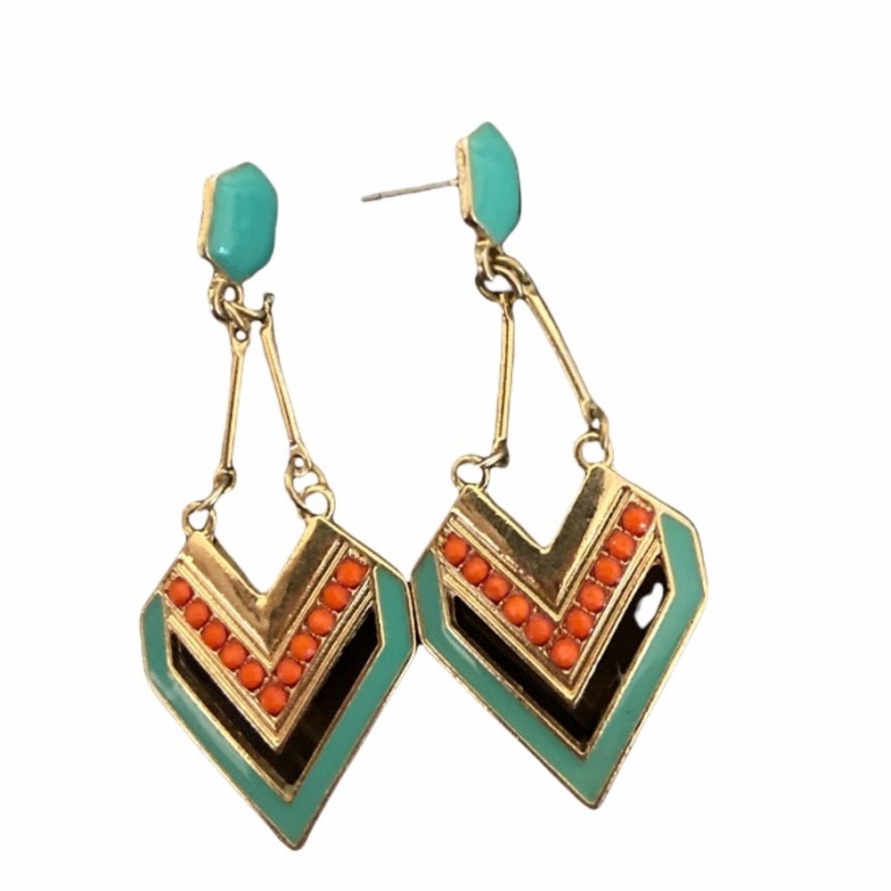 Multicolor dangle earrings